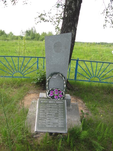 Братская могила № 2587, расположенная в вблизи д. Толпино, Чашникский район, Витебская область
