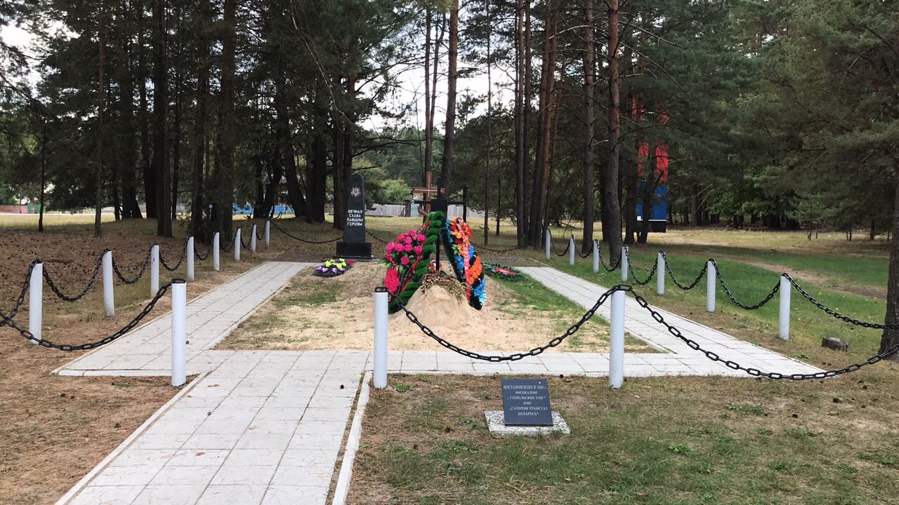 Братская могила Жителям деревни, расположенная в д. Старые Дятловичи, Гомельский район, Гомельская область