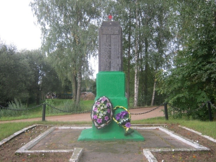 Памятник Землякам, расположенная в д. Клещино, Бешенковичский район, Витебская область