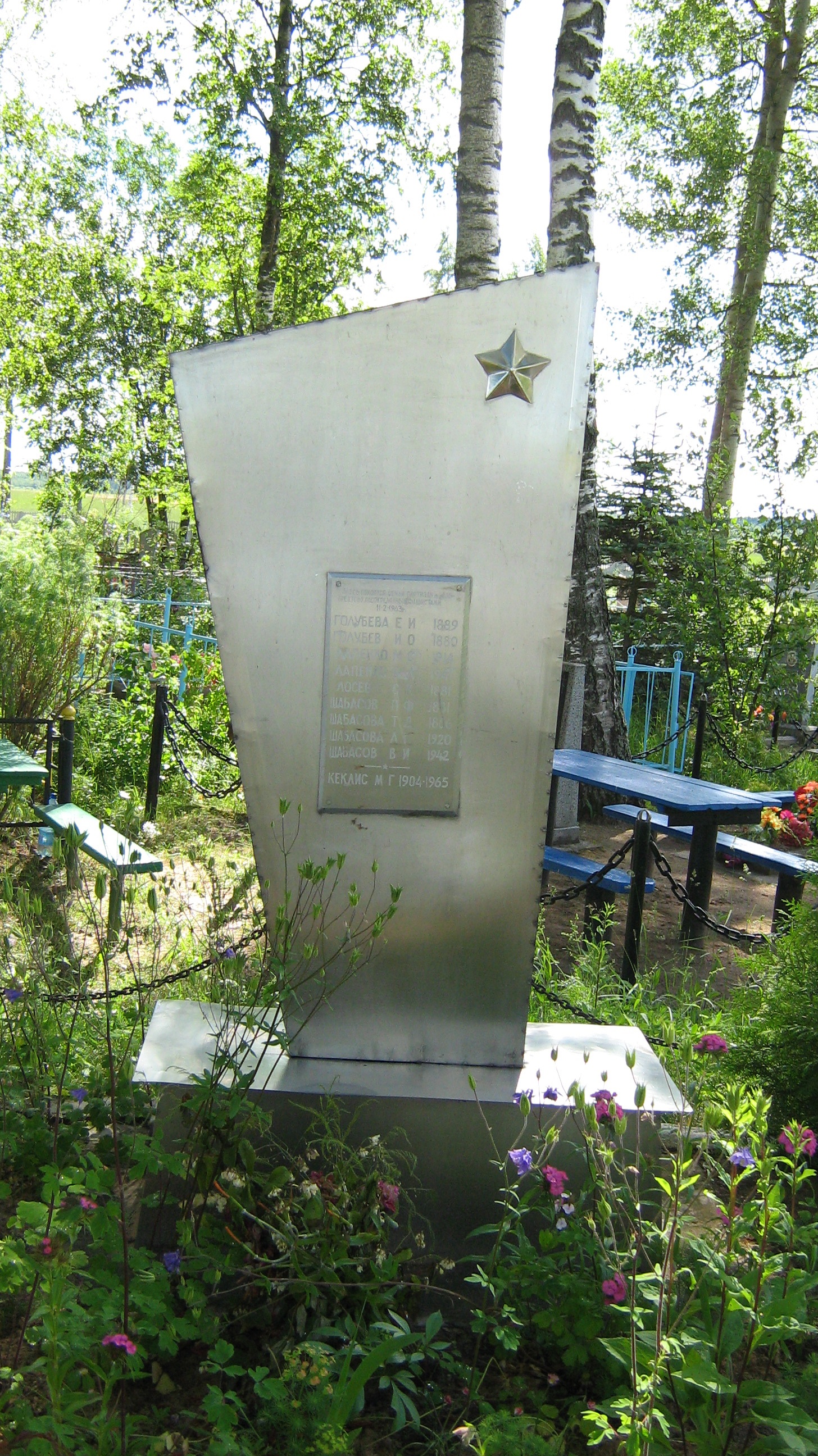 Братская могила №5772, расположенная в в 1.1 км северо-западнее д. Альбрехтово, Россонский район, Витебская область