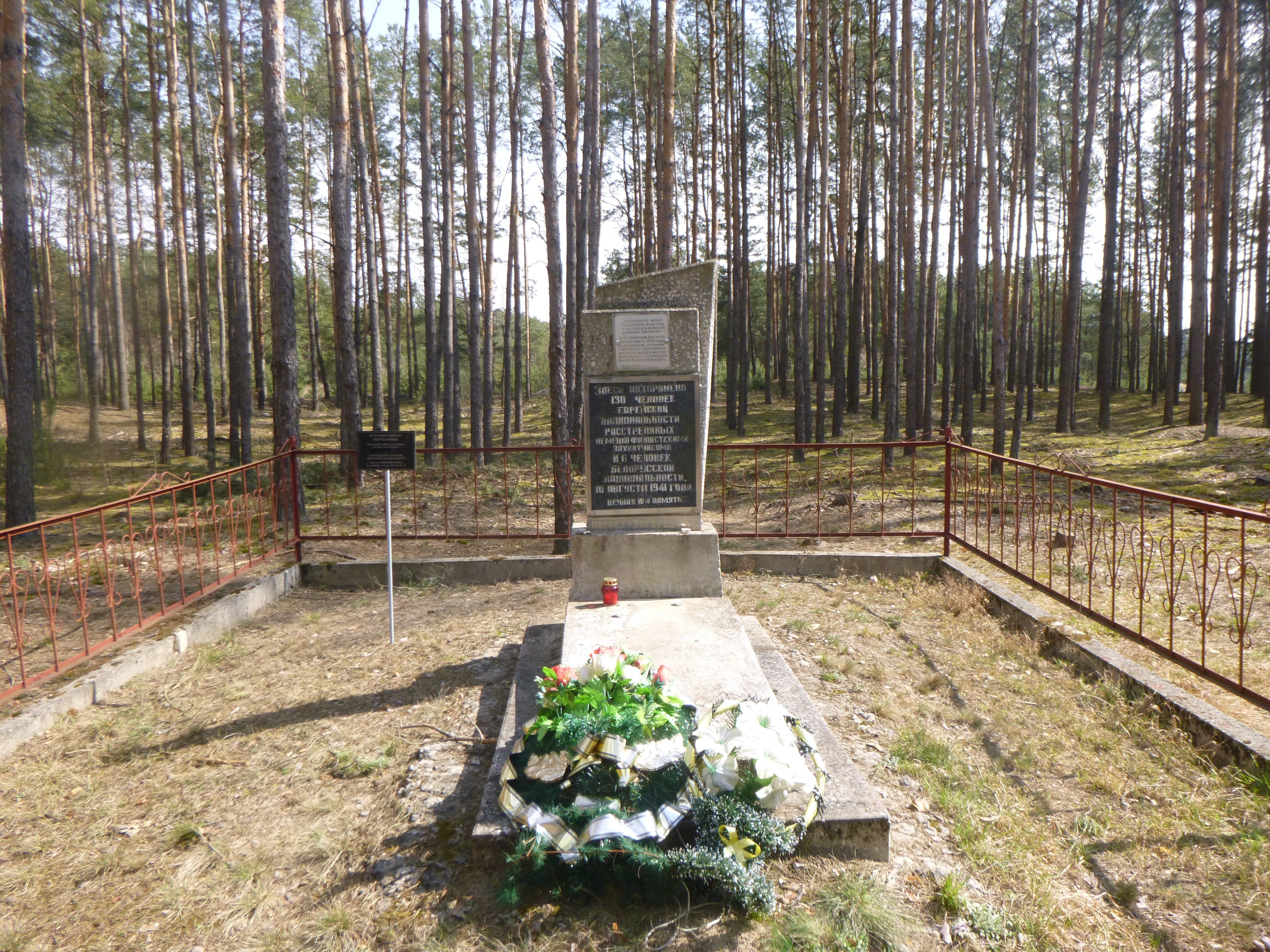 Братская могила Жертв войны, расположенная в д. Камень, Пинский район, Брестская область