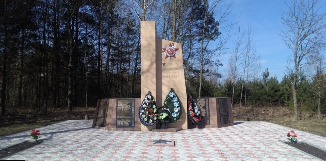 Памятник Погибшим землякам, расположенная в аг. Стригинь, берёзовский район, Брестская область