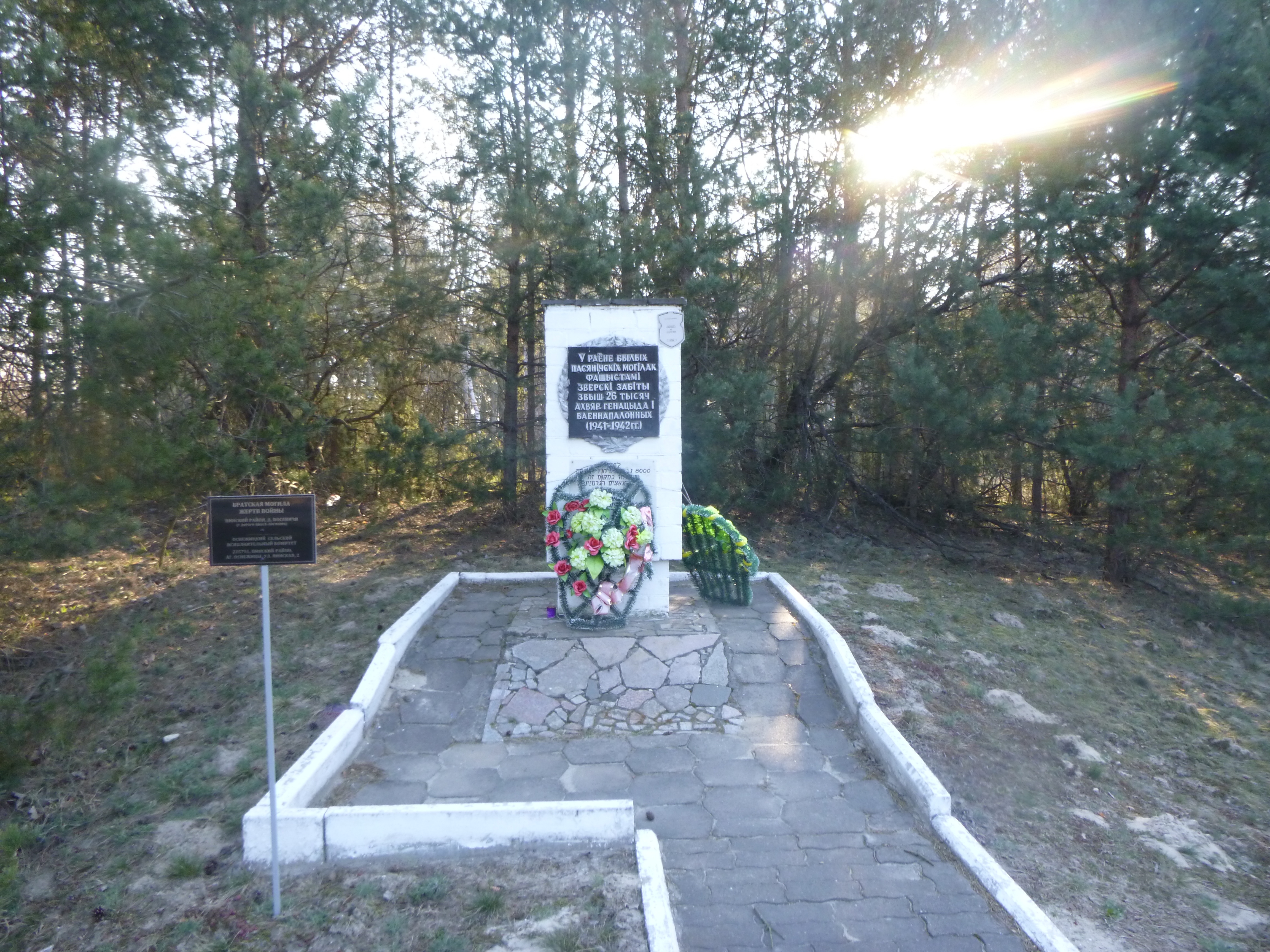 Братская могила Жертв войны, расположенная в д. Посеничи,  район, Брестская область